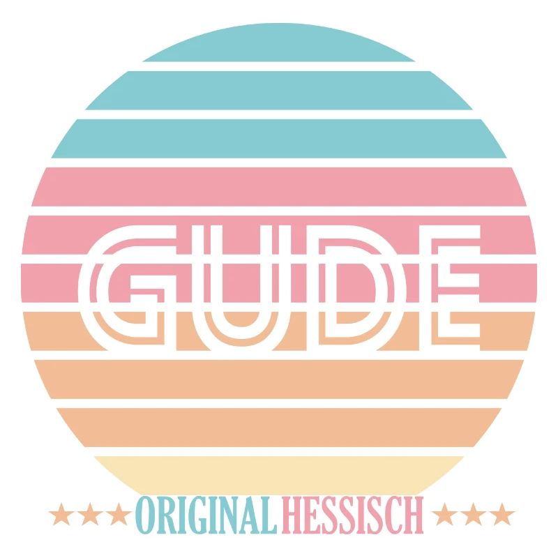 Gude Original Hessisch dans le sunset-look dialecte