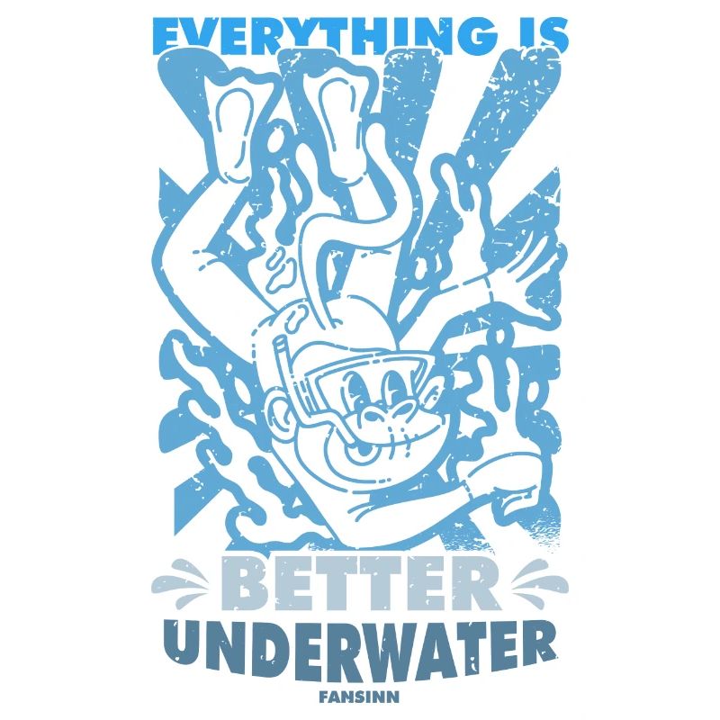 Diving Scuba Instructor Holiday Summer Gift