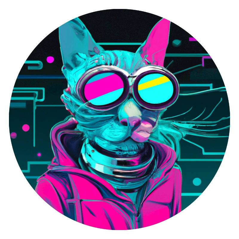 Chat élégant