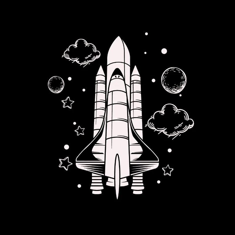 Vaisseau spatial - Astronaute spatial de fusée