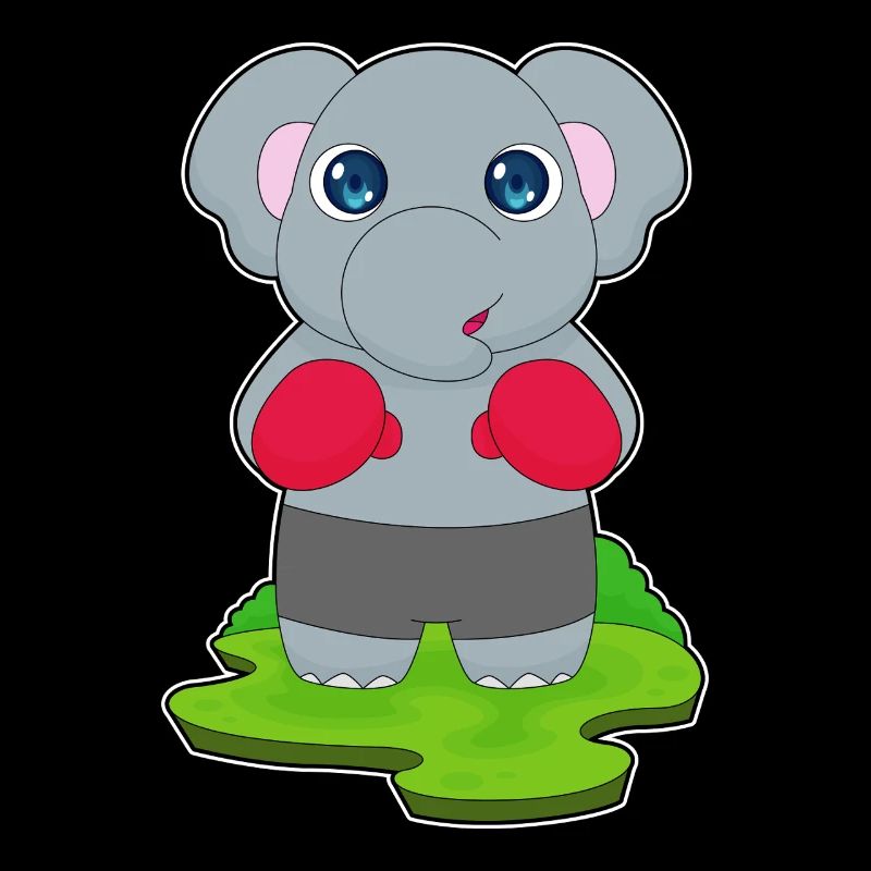 Elefant Boxer Boxhandschuhe Boxen