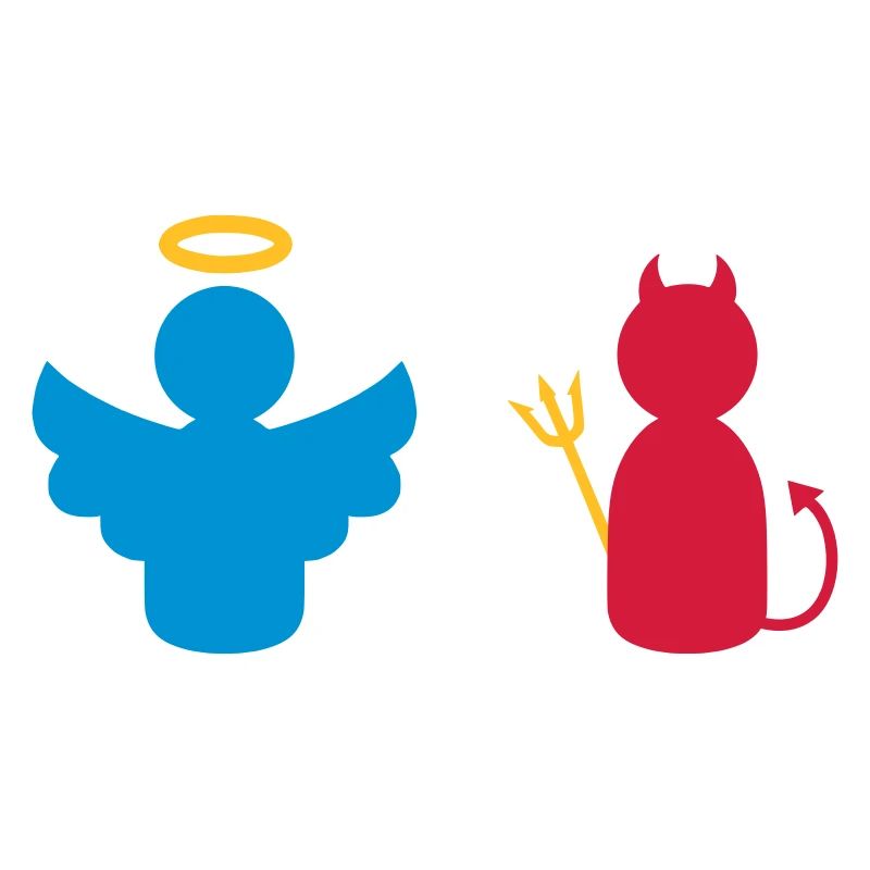★ Design colors changeable ★ Angels and Devils