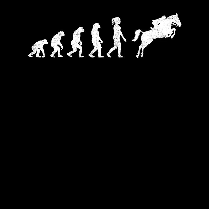 Evolution Pferde Reiten