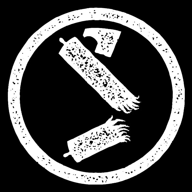 Rayon de symbole Antifa détruit