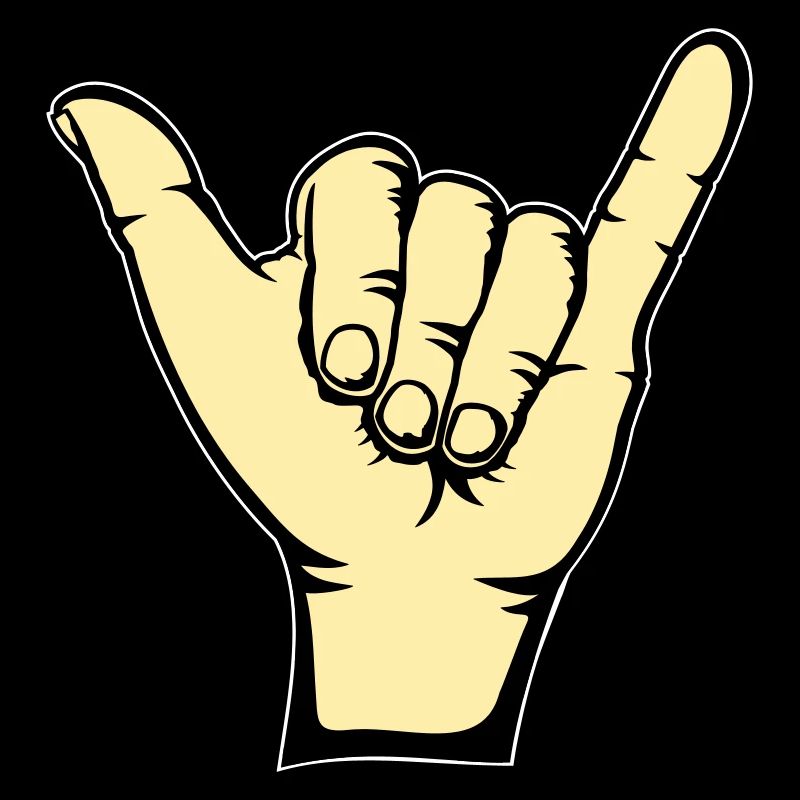 Surfing Icon Hand