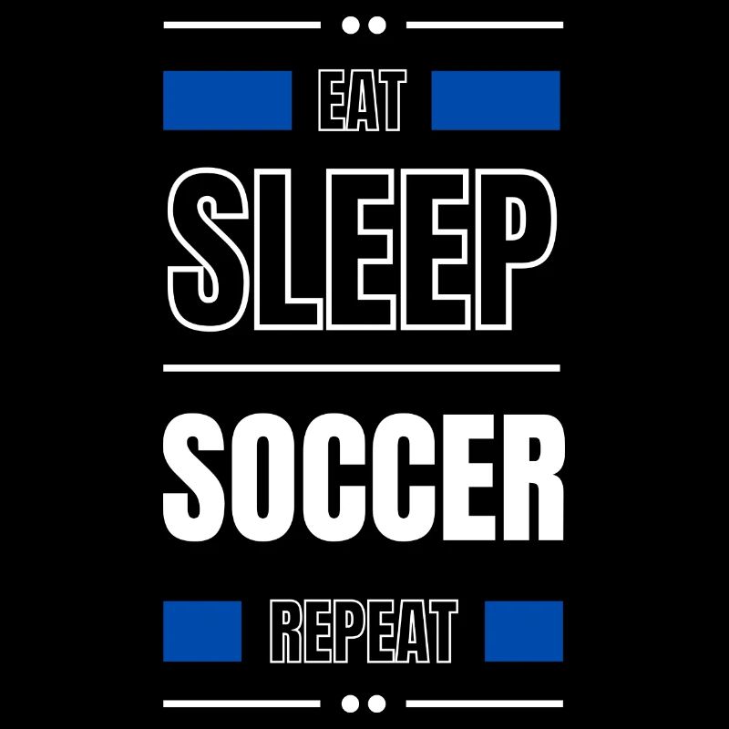 eat sleep soccer repeat geschenk idee spruch