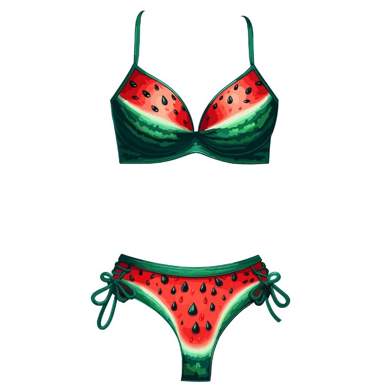 Chemise de bikini pastèque Cadeau pastèque