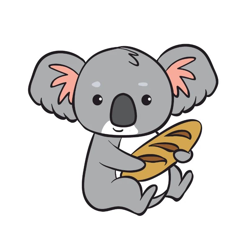 Koala - with bread