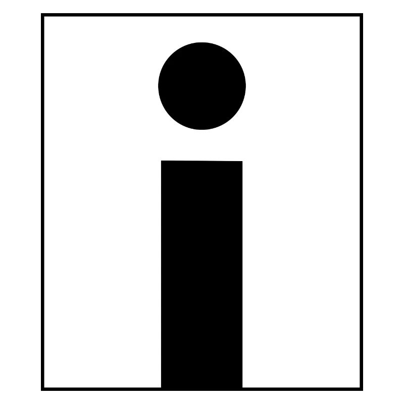 Letter alphabet i