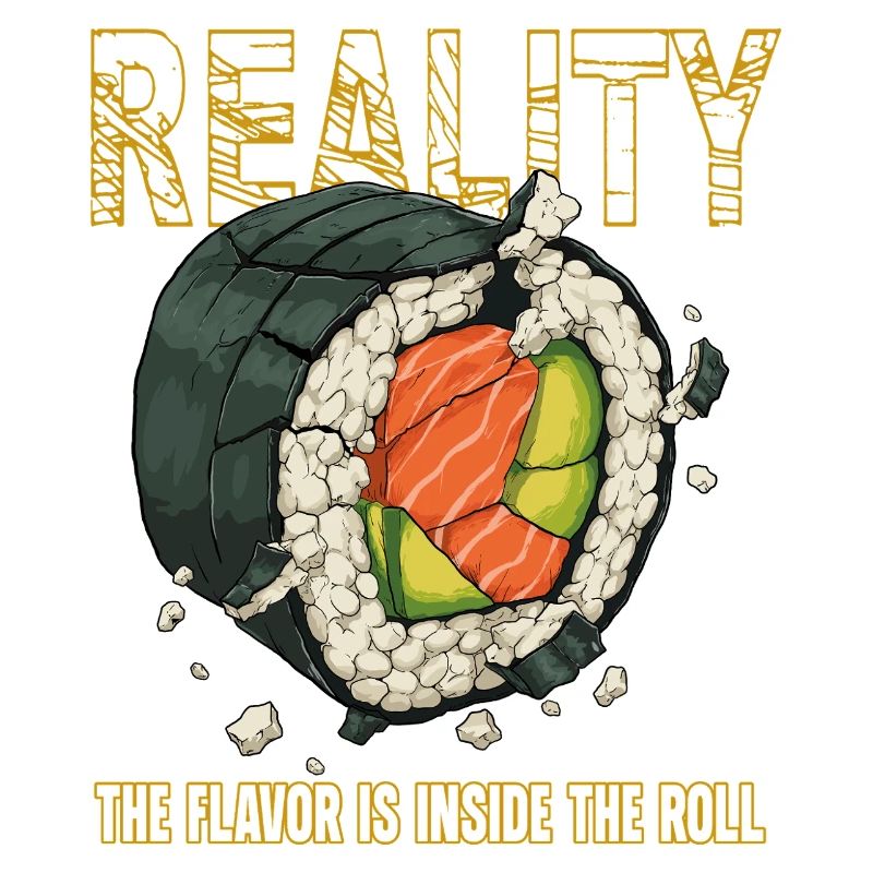 Sushi Roll Reality Innerer Geschmack