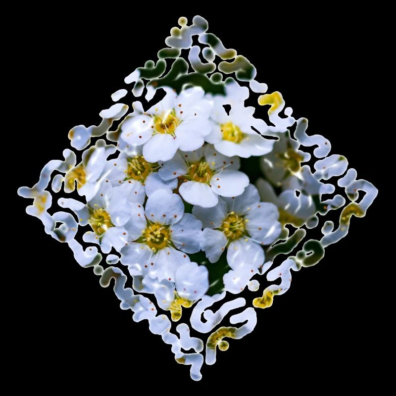 Fleurs blanches