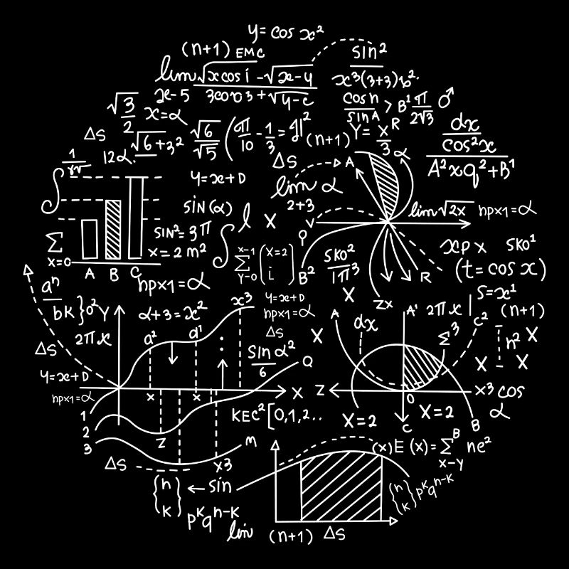 Mathématicien drôle de formule mathématique