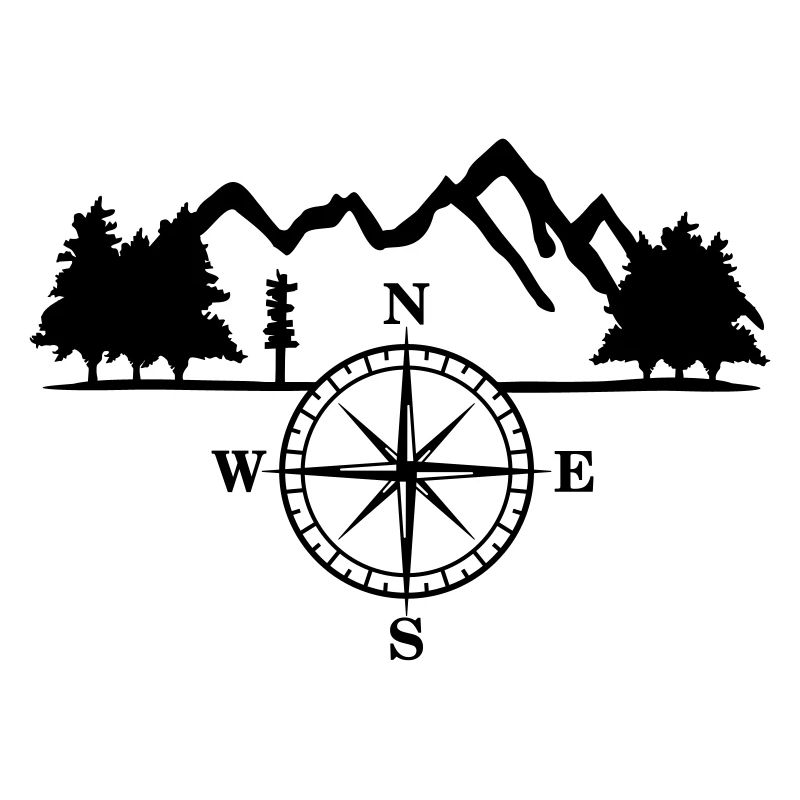 Berge, Bäume und Kompass, Survival