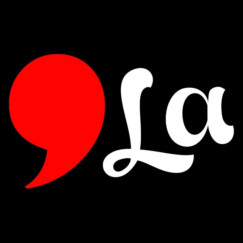 Distressed Comma La Funny