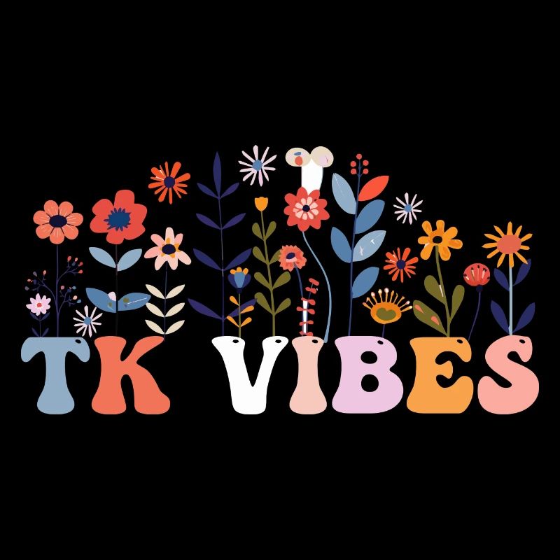 TK Vibes Wildflower Retro Lehrer Daisy Kind