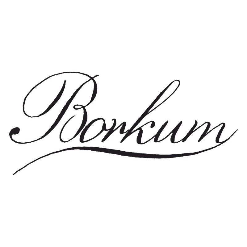 Borkum lettering