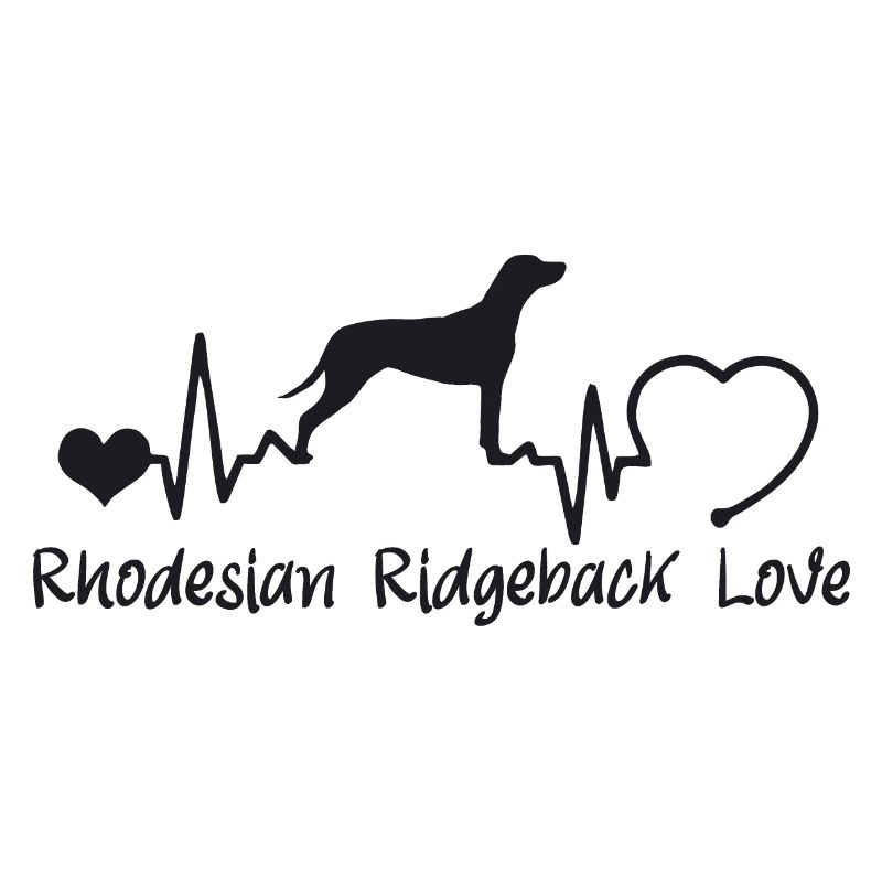 Rhodesian Ridgeback mit Herzschlag
