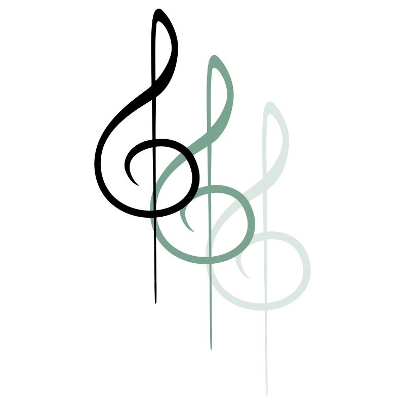 Music clef note melody music note sound