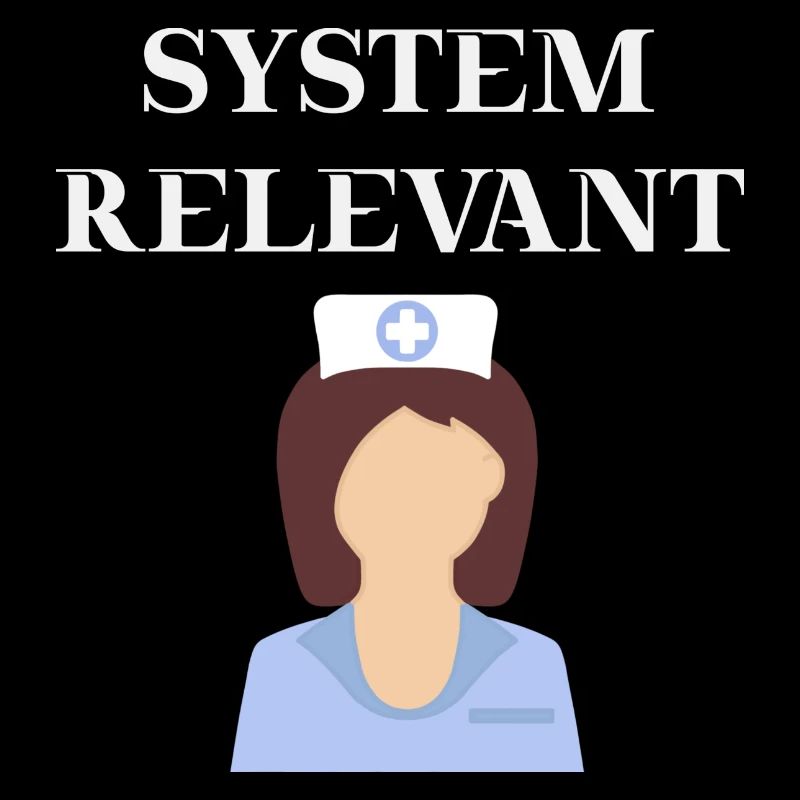 Krankenschwester Systemrelevant Geschenkidee