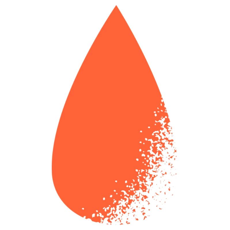Crayon - goutte de sang