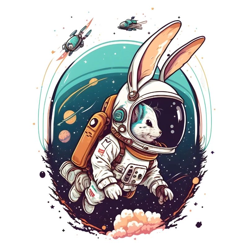 Rabbit in space