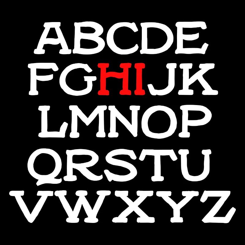 Hello Alphabet back to school before K Kindergä