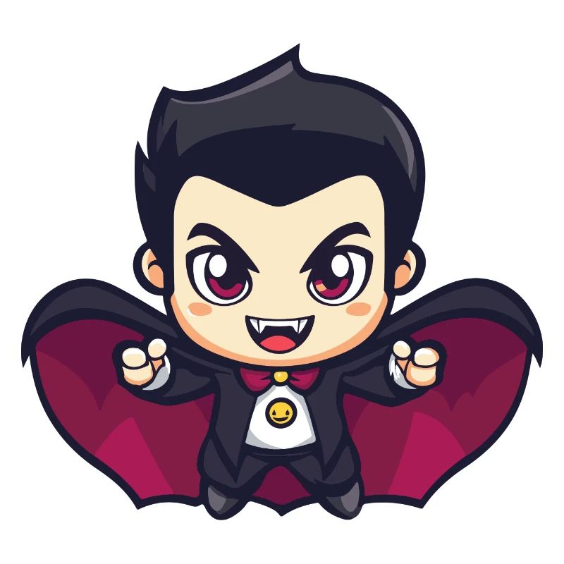 Vampire Halloween Cartoon