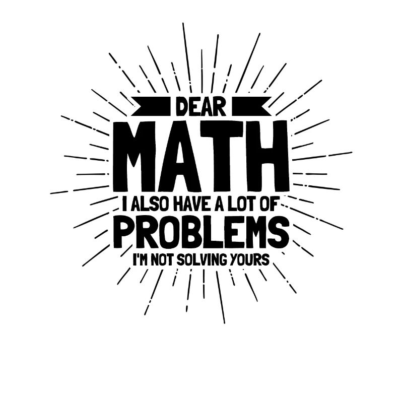 Math Mathématiques Sciences Math Cadeau