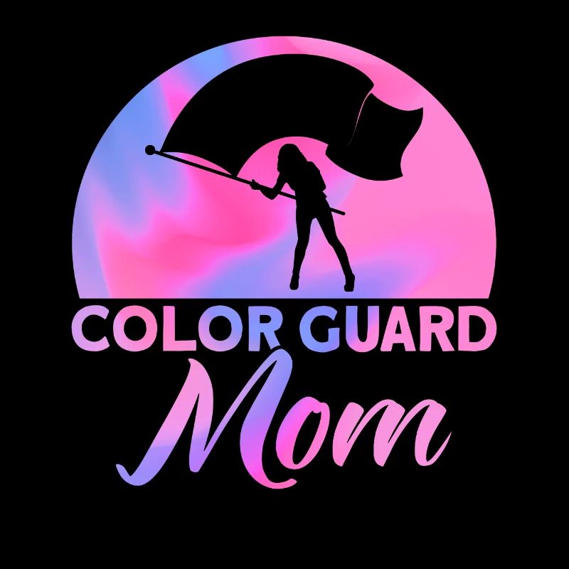 Cadeau de garde de drapeau de maman de la garde de couleur