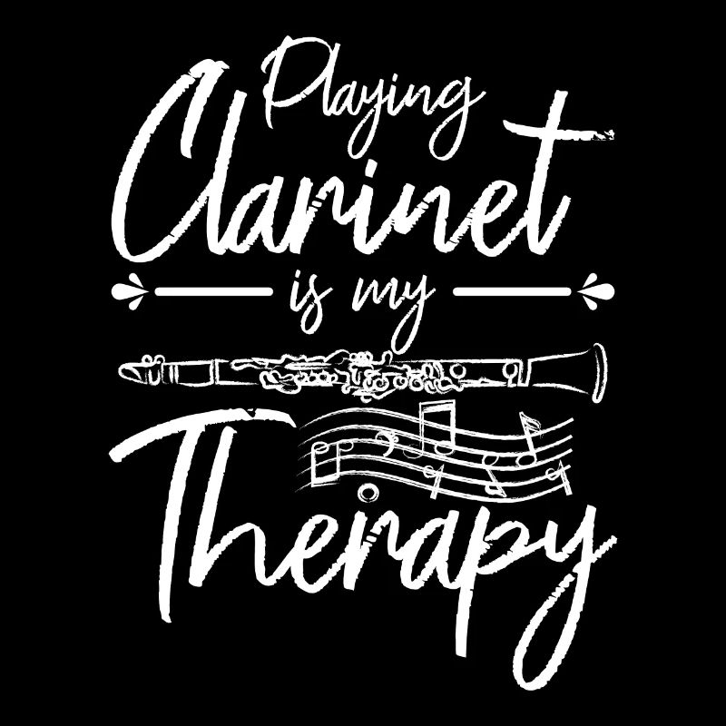 Playing clarinet is my therapy