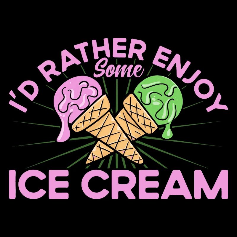 Je préfère profiter d’une glace à la crème glacée