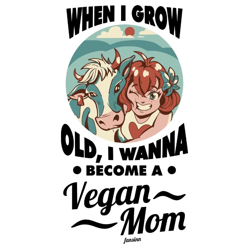 Mädchen wird Veganerin