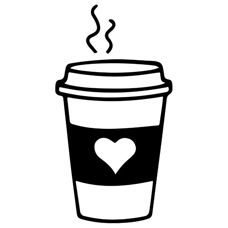 Kaffeebecher Liebe