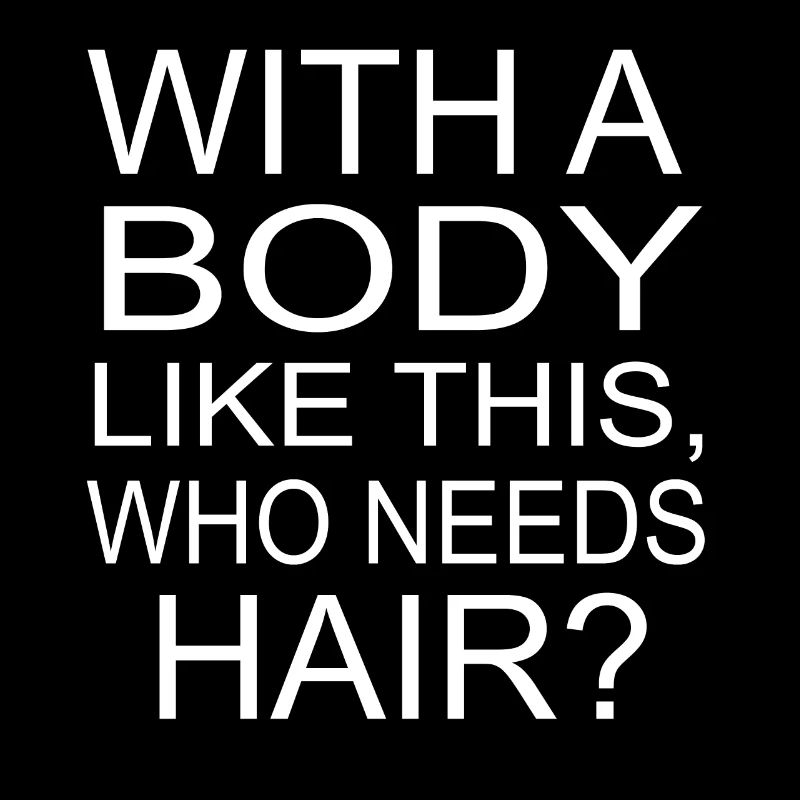 With A Body Like This, Who Needs Hair? Bald man