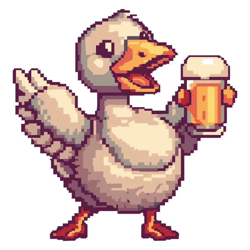 Goose Beer Pixel