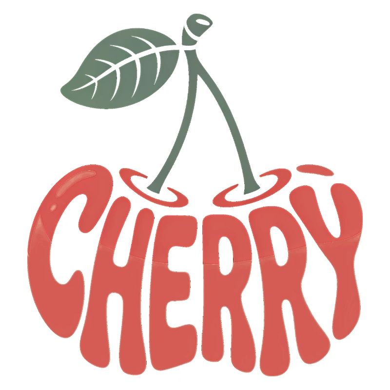 Cherry - Cool Fruit Logo