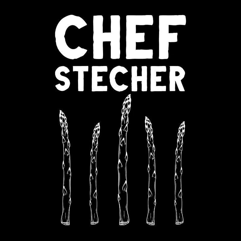 Chefstecher Spargelstecher Spargelernte Bauer