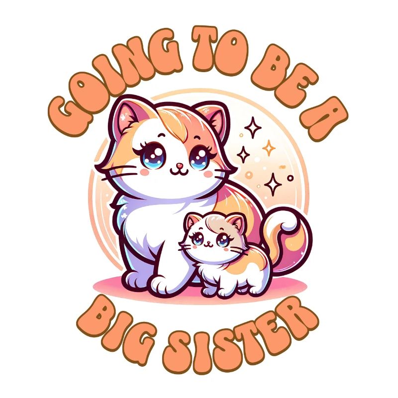 Werde eine große schwester süße Katzen