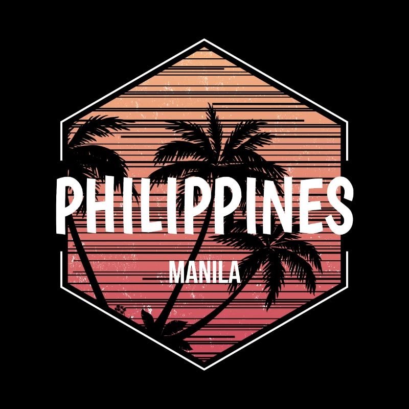 Manila Philippines Beach Vacation Souvenir