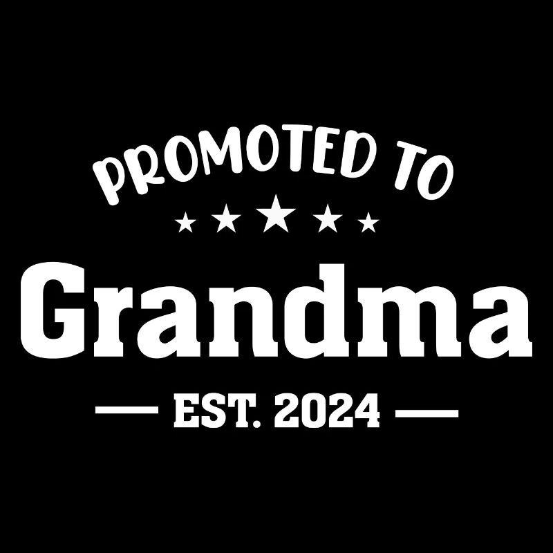 Zur Oma befördert 2024 Bald Großmutter