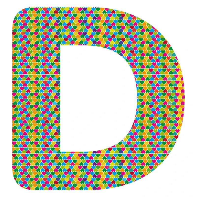 Buntes Herz D Design – Einzigartig & Stylisch!