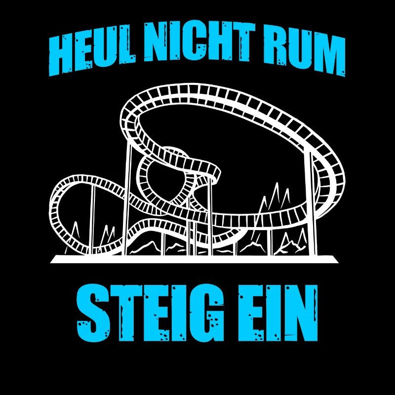 Steig ein Freizeitpark Rollercoaster Achterbahn