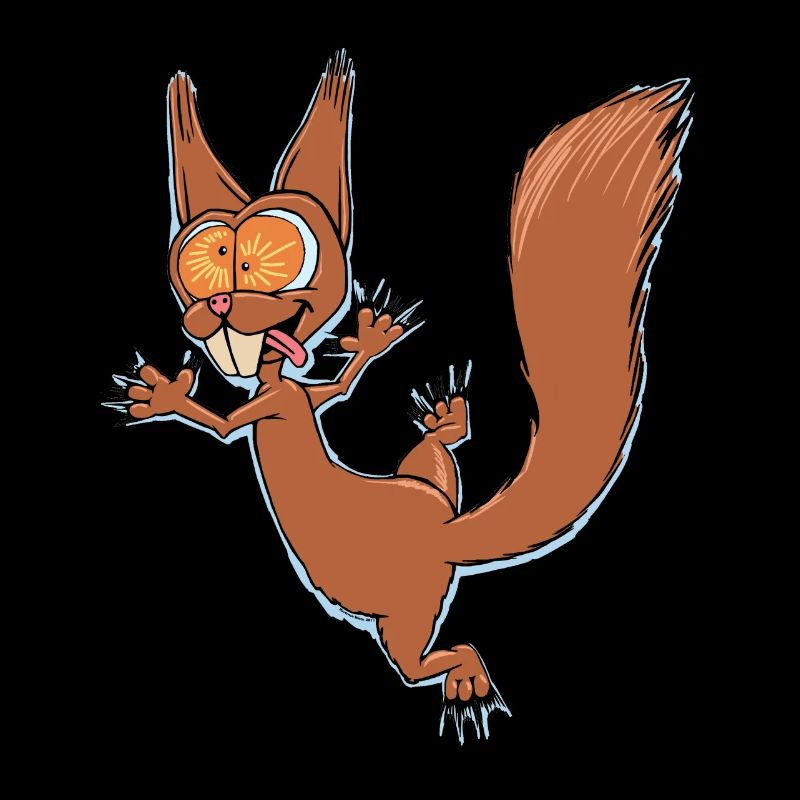 Verrücktes Eichhörnchen