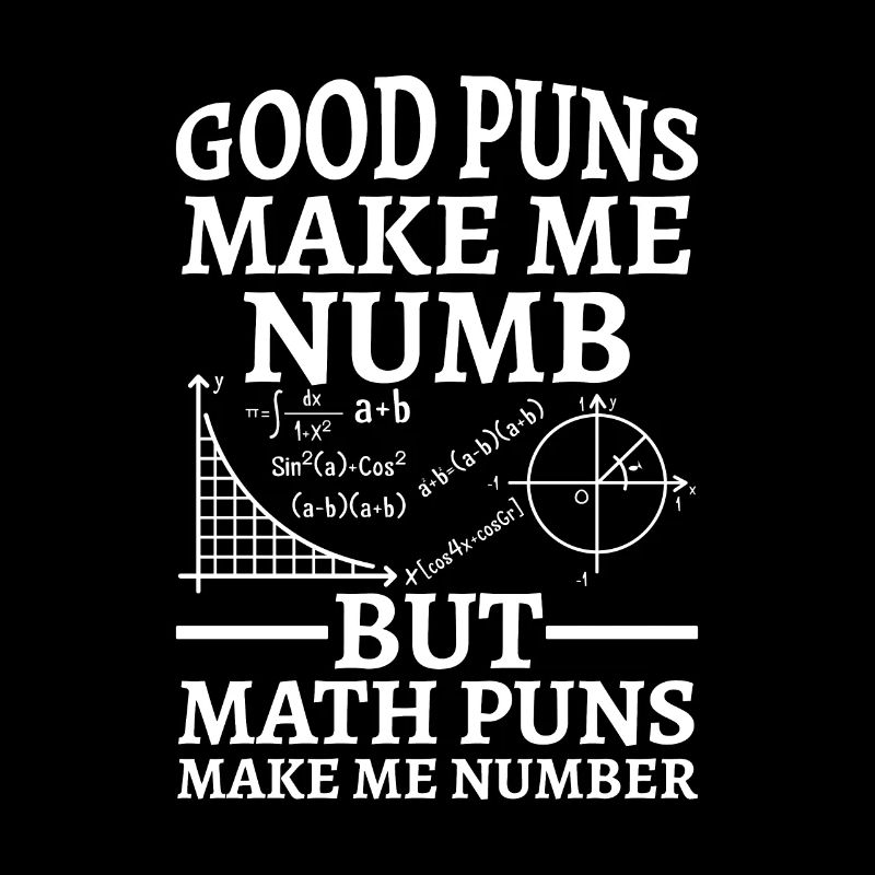 Drôle de maths cadeau Math Puns