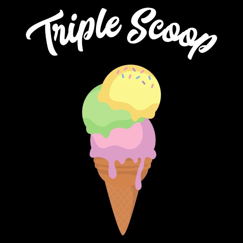 Ice Cream Triple Scoop