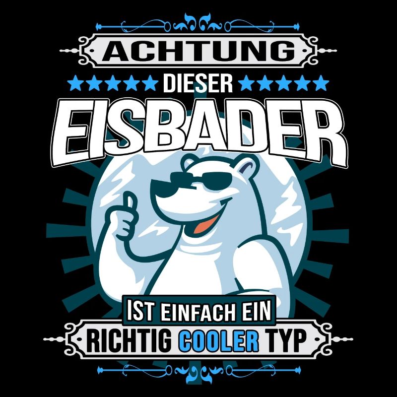 eisbaden winterbader dieser eisbader eisbär polar