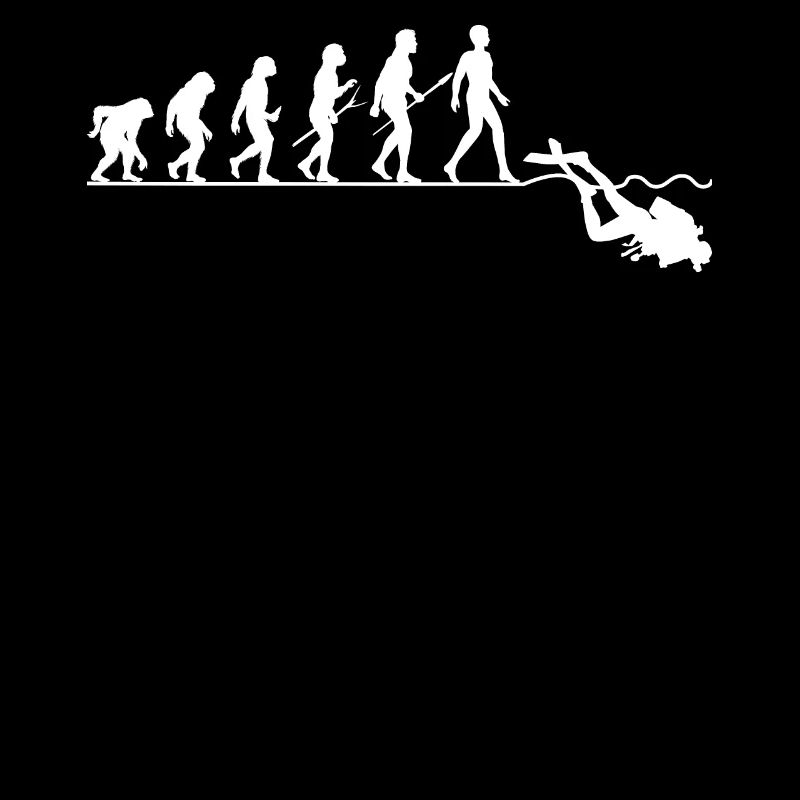 Tauchen Evolution Taucher Lustig Geschenk