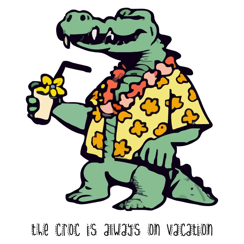 Hapi le crocodile en vacances