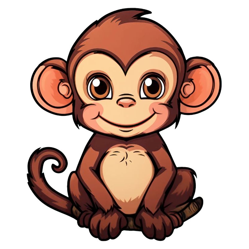 mignon petit singe