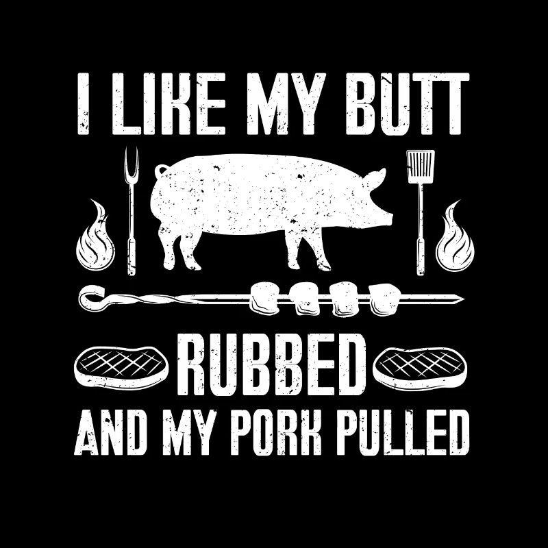 BBQ Pulled Pork Schwein Grill